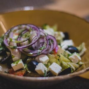 Image of a Greek salad.